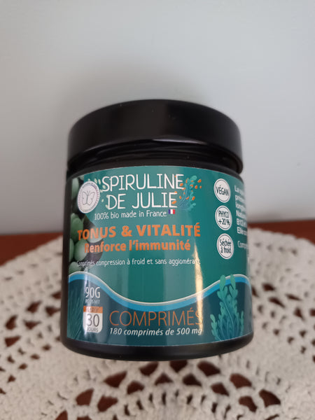 Spiruline en comprimés(pot en verre)